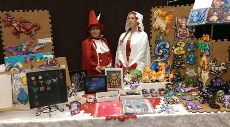 Red and White Magic at Comic Con - 2015